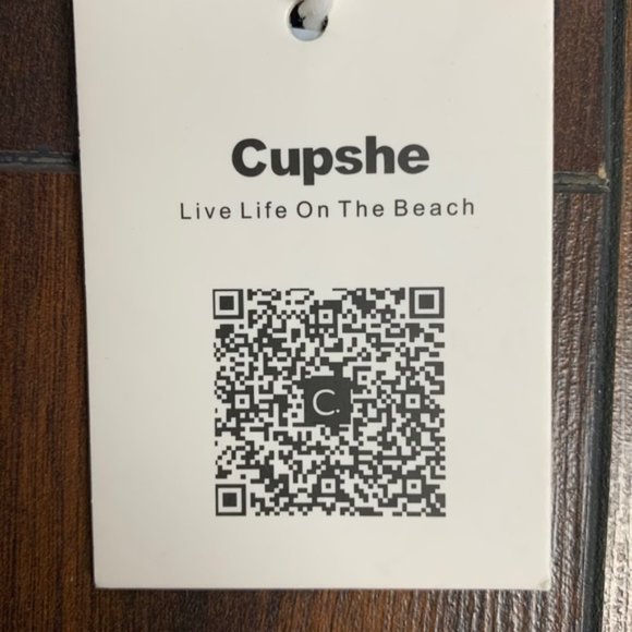 Cupshe Floral Simple Triangle Bikini Top - Picture 3 of 4